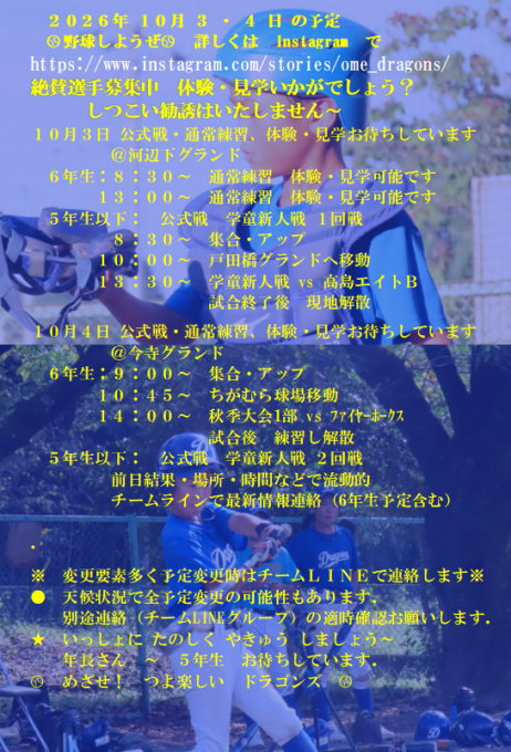 青梅ドラゴンズ