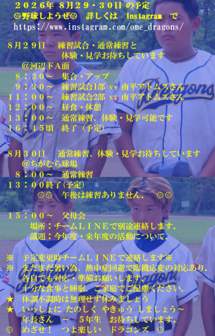 青梅ドラゴンズ