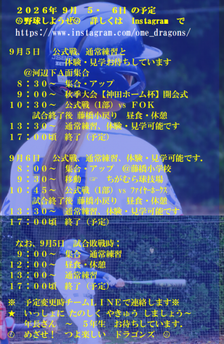 青梅ドラゴンズ