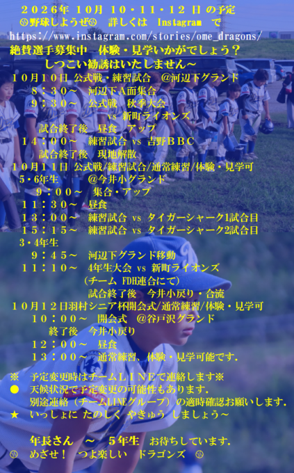 青梅ドラゴンズ